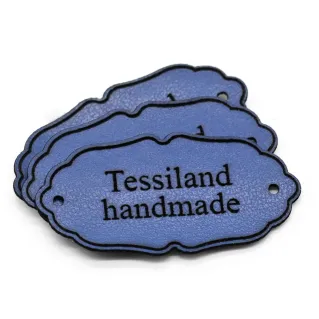 Placas Personalizables Elegant ecopiel 3pz Bluette