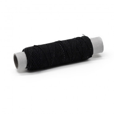 Black Elastic Thread for Durable Sewing | Tessiland