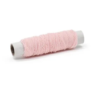 Fil élastique à coudre made in Italy bobine 10mt Rose