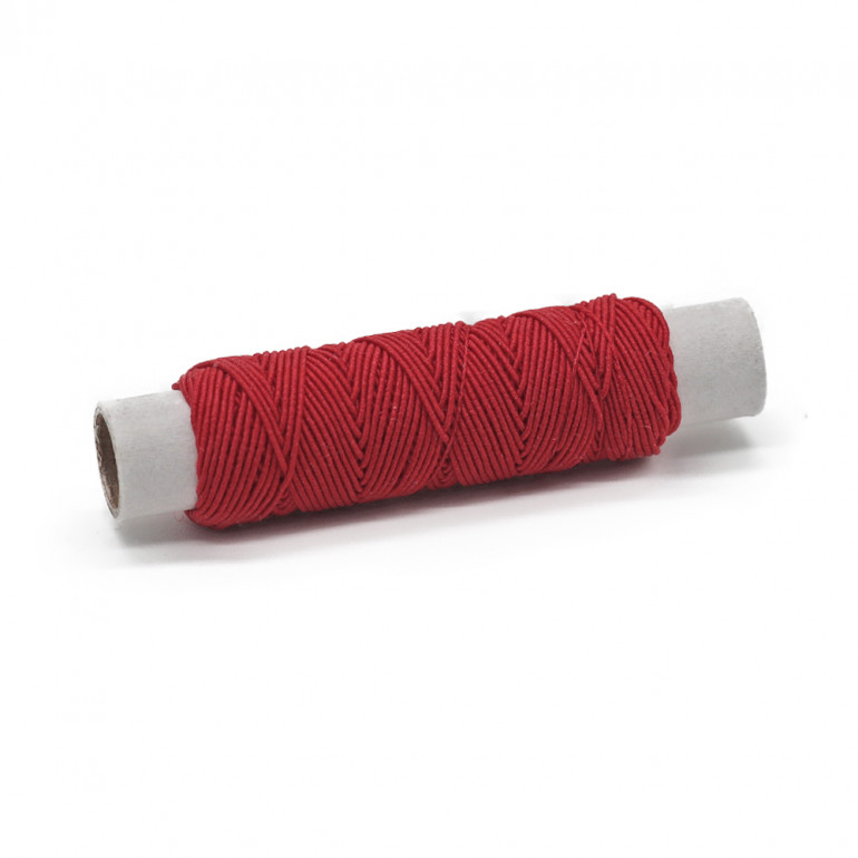 Red 4107 Elastic Thread for Durable Sewing | Tessiland