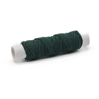 Fil élastique à coudre made in Italy bobine 10mt Verde scuso