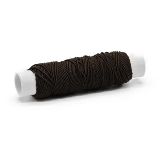 Elastic Sewing Thread Made in Italy 10m Bobbin Marrone scuro