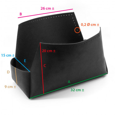 Carcasa Sigma 32 cm para dar soporte a bolsos y clutches | Tessiland