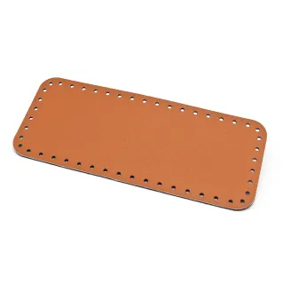 Square Bag Bottom 27X11 in Eco-Leather Color Match Made in Italy Rame