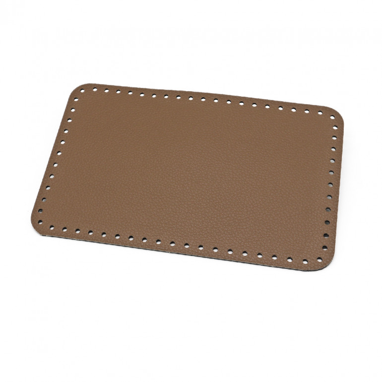 Square Leather Bag Bottom 27x17 Textured | Tessiland