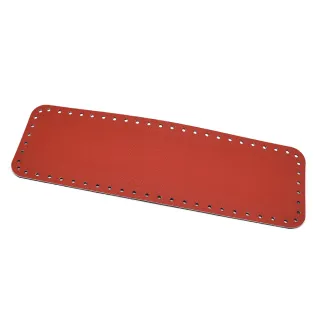 Base para bolso square 36X11 en ecopiel Color Match hecho en Italia Rosso