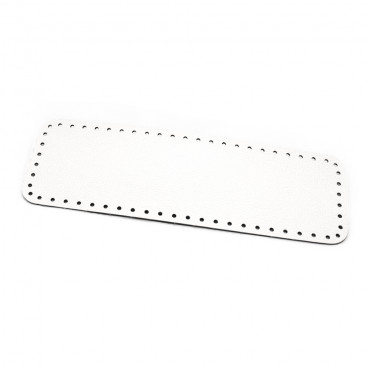 Fond de Sac Carré Blanc Crème 36x11 Texturé | Tessiland