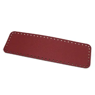 Fond de sac square 36X11 en simili cuir Color Match made in Italy Bordeaux
