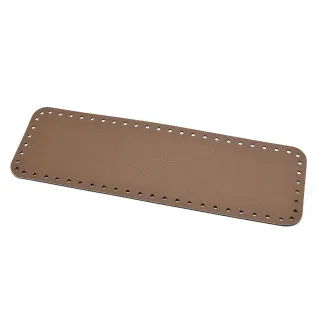 Fond de sac square 36X11 en simili cuir Color Match made in Italy Cuoio