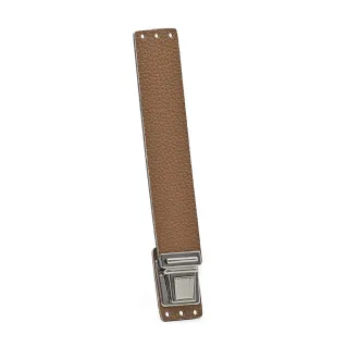 Fermeture à bouton Breva couleur assortie en simili cuir Cuoio