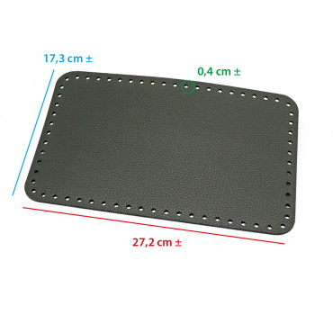 Base Bolso Square Militar 27x17 Texturizado | Tessiland