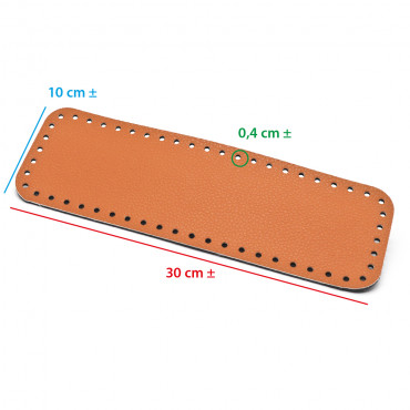 Fond de Sac Carré Cuivre 30x10 Texturé | Tessiland