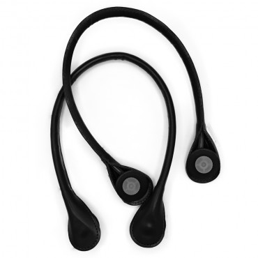 Coppia di manici modello Obag per borse a uncinetto Avio | Tessiland