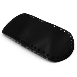 Titre Meta : Fond de sac oval en simili cuir 27x12 cm | Tessiland