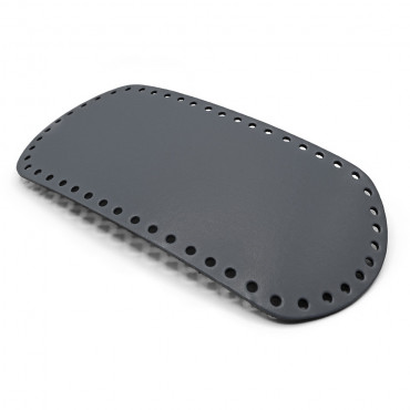 Bag Bottom for Crochet Bags 27x12 in Eco Leather Gray | Tessiland