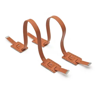 Sahel Color Match Faux Leather Handles for Made in Italy Bags Rame