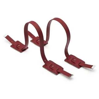 Anses Sahel Color Match en simili cuir pour sacs made in Italy Bordeaux