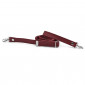 Mistral Eco-Leather Bag Strap Burgundy | Tessiland