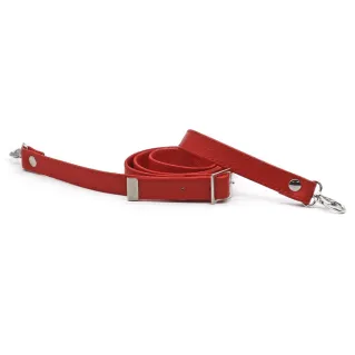 Mistral Shoulder Strap Color Match in Faux Leather for Crochet Bags Red
