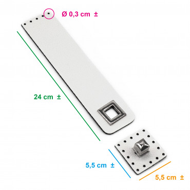 Cierre Libeccio Nata en ecopiel Made in Italy | Tessiland