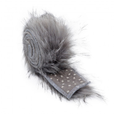 Pelliccia Ecologica sfumata Perla 7cm