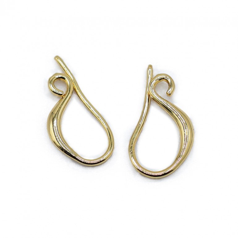 Gancho Elegance Oro, diseño simple y refinado | Tessiland