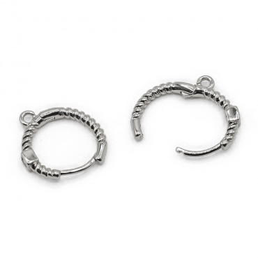 Monachelle Torchon Gem Argento , design raffinato e gemma | Tessiland