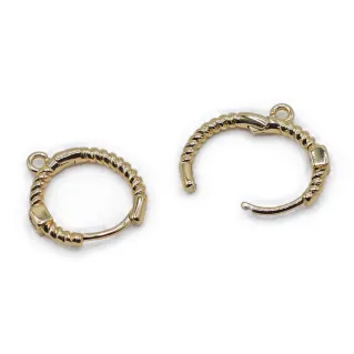 Monachelle Torchon Gem avec gemme pour boucles d'oreilles et bijoux Oro