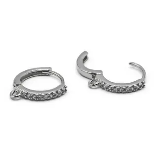 Circlet Gem Hooks in Brass | Tessiland