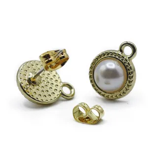 Monaches Perlé avec fermoirs pour boucles d'oreilles et bijoux Oro