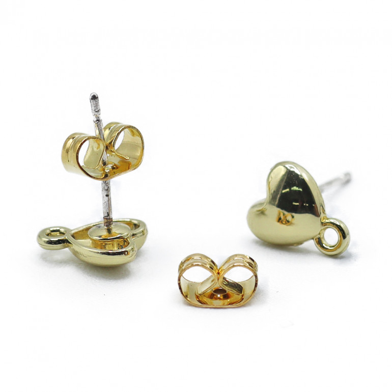 Heart Gold Earring, romance and security | Tessiland