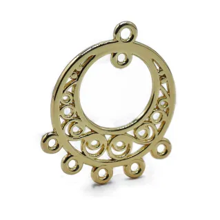 Cut-out Arab Circle Pendant for Jewelry Oro