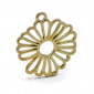 Sunflower Gold Pendant, natural and delicate design | Tessiland