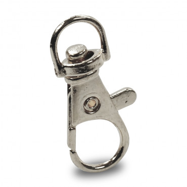 Snap hook 35x10. Silver 1 pc