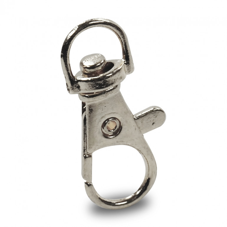 Moschettone 35x10. Argento 1pz