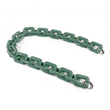 Tracolla per borse e pochette in resina Glasgow Salvia