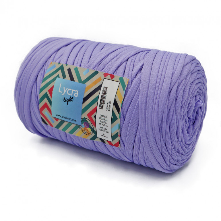 Fettuccia di Lycra 300 gr Glicine | Tessiland