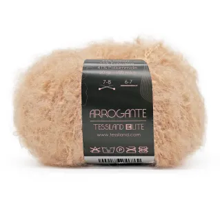Arrogante mezcla mohair bouclé ovillo 50g Sahara
