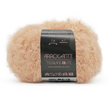 Arrogante misto mohair bouclè gomitolo 50g Sahara