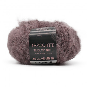 Arrogante misto mohair bouclè gomitolo 50g Gelso