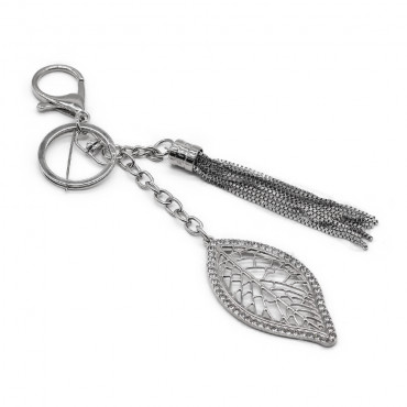 Pendentif Leaflux Argent avec Feuille et Gland | Tessiland