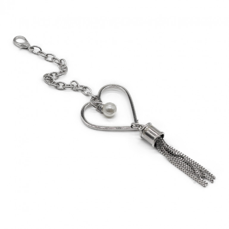 Ciondolo Silvertide Argento con Nappina e Cuore | Tessiland