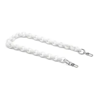 Marea Handle in Resin with Customizable Option and Carabiners for Pouches White