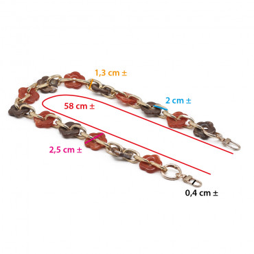 Manico Fioriloop Country vivace e colorato | Tessiland