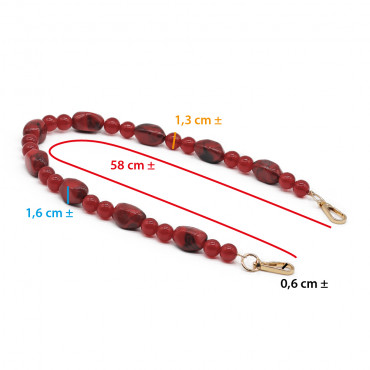 Manico Gemma Diaspro elegante e dinamico | Tessiland