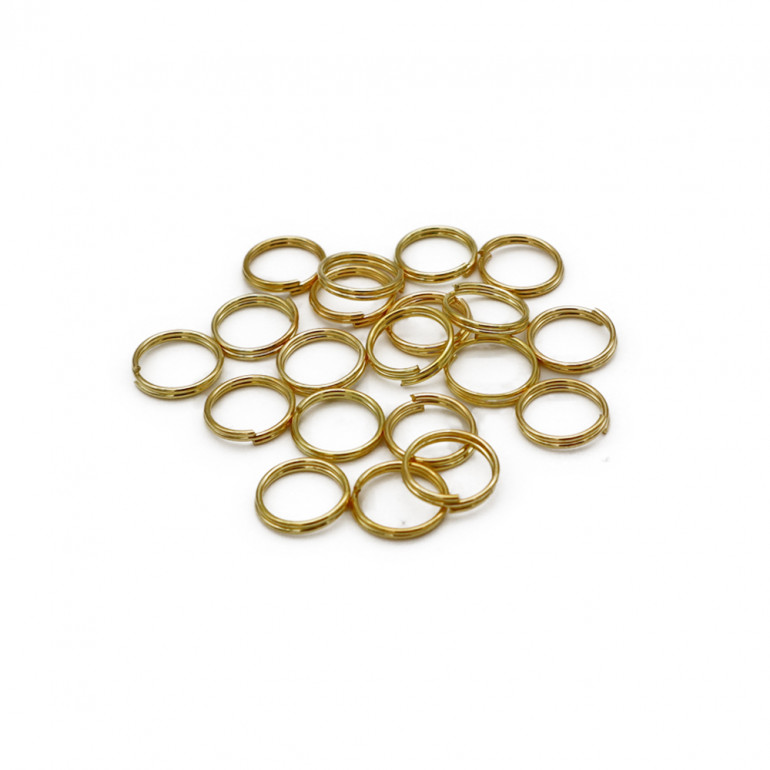  Brisè Rings 10mm Gold 20pcs | Tessiland