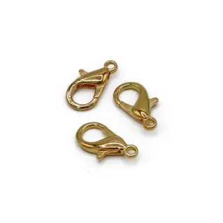 Mosquetons bombés pour bijoux, colliers et bracelets Oro
