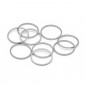Anillos Cerrados Plata 18mm 9pz | Tessiland