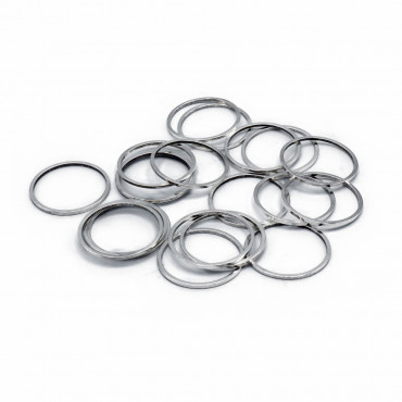 Anellini Argento 20mm Nickel Free 20pz | Tessiland