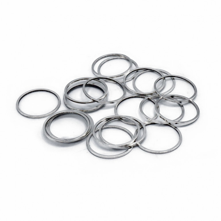 Anellini Argento 20mm Nickel Free 20pz | Tessiland